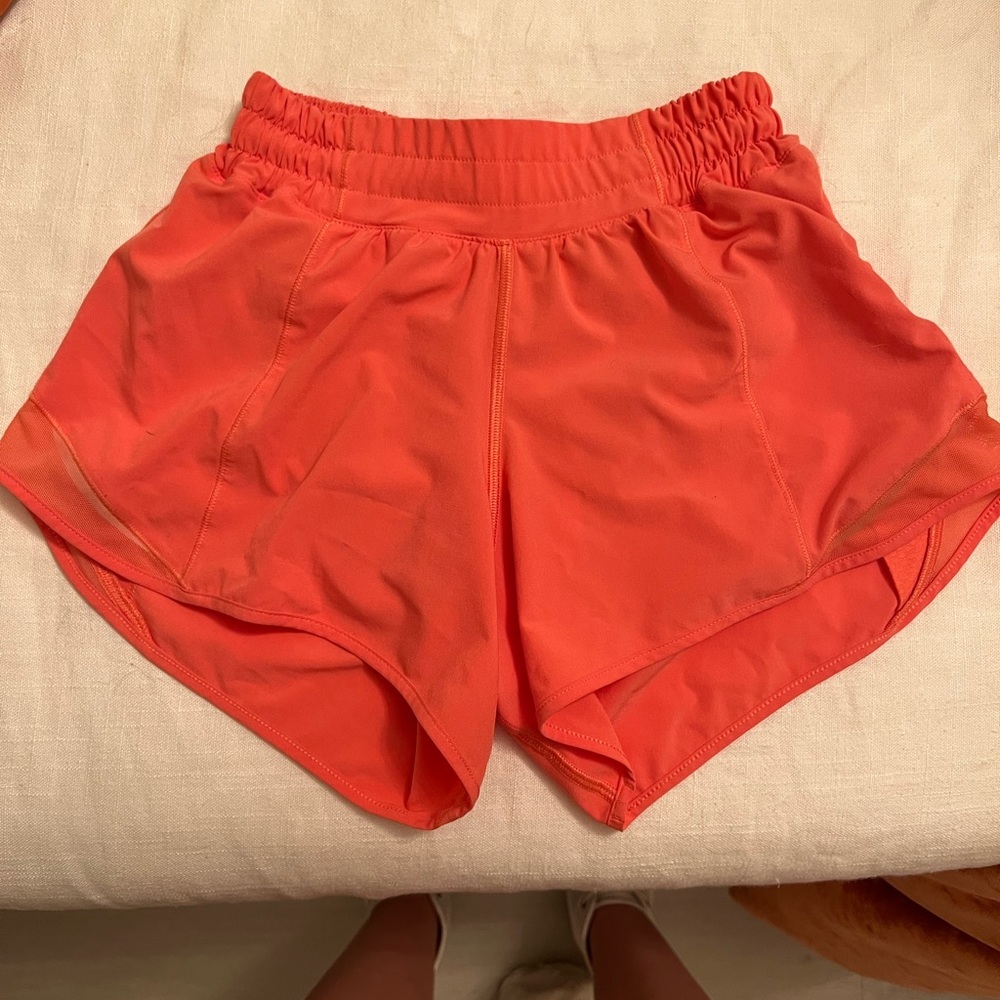 Raspberry Cream Lululemon Shorts